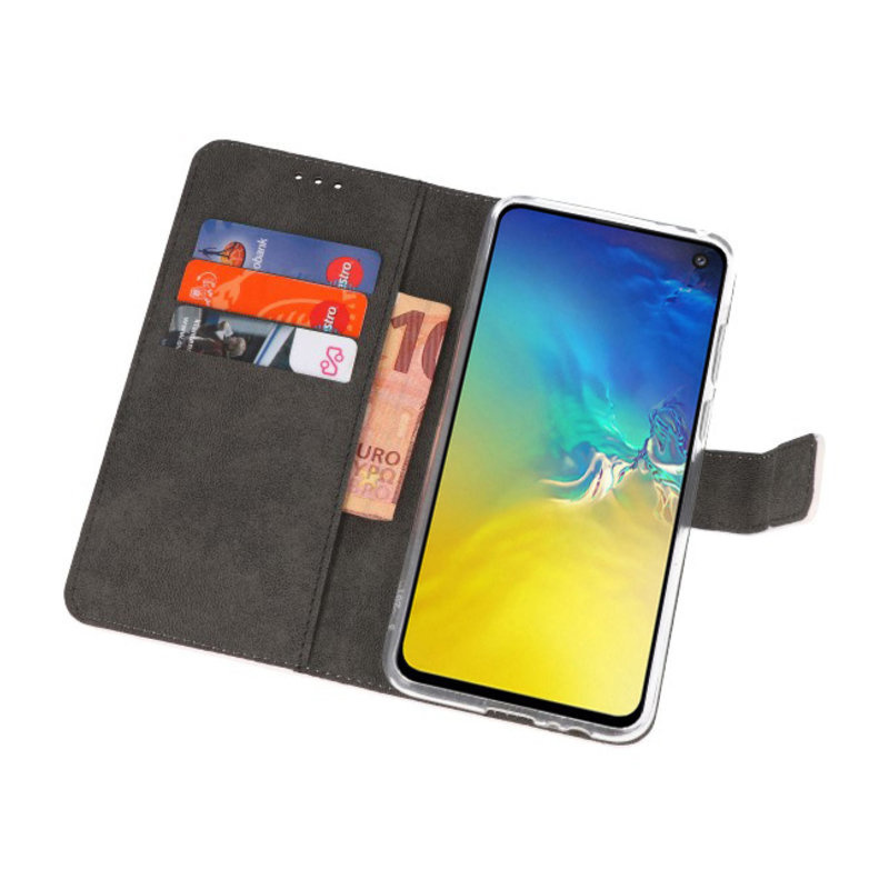 Custodia a portafoglio Cover per Samsung Galaxy M31 bianca