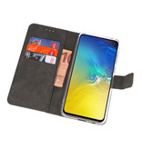 Custodia a portafoglio Cover per Samsung Galaxy A70e bianca