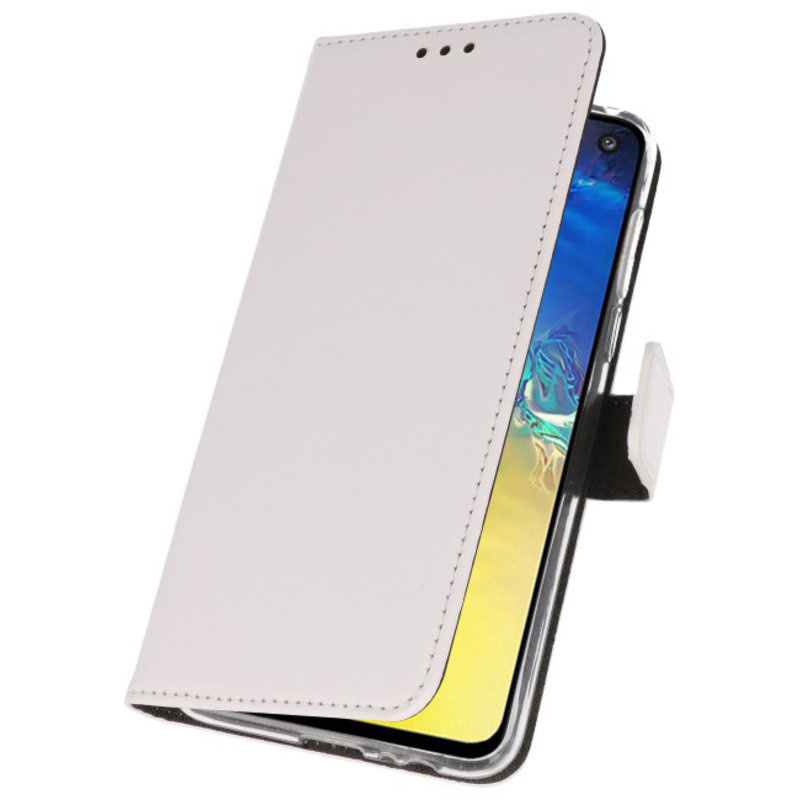 Custodia a portafoglio Cover per Samsung Galaxy A11 bianca