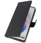 Bookstyle Wallet Cases Hoesje voor Samsung Galaxy S21 Plus Zwart