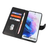Bookstyle Wallet Cases Hoesje voor Samsung Galaxy S21 Plus Zwart