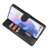 Bookstyle Wallet Cases Hoesje voor Samsung Galaxy S21 Plus Zwart