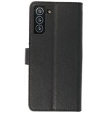 Bookstyle Wallet Cases Hoesje voor Samsung Galaxy S21 Plus Zwart