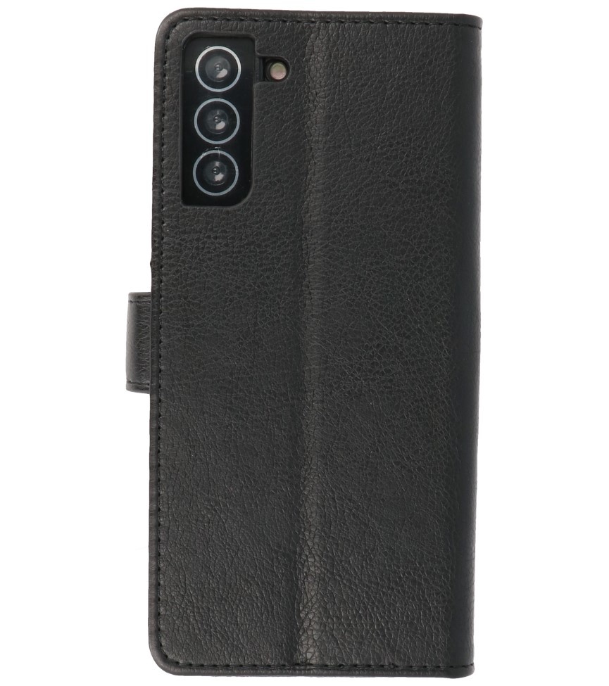 Bookstyle Wallet Cases Hoesje voor Samsung S21 Plus Zwart