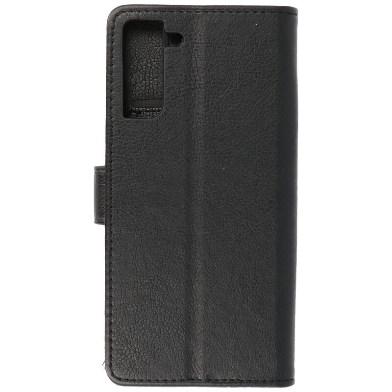 Bookstyle Wallet Cases Hoesje voor Samsung Galaxy S21 Plus Zwart