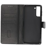 Bookstyle Wallet Cases Hoesje voor Samsung S21 Plus Zwart