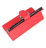 Bookstyle Wallet Cases Hoesje voor Samsung Galaxy S21 Plus Rood