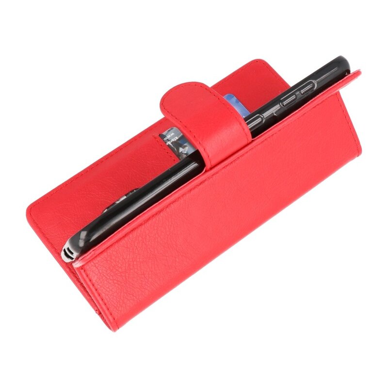 Bookstyle Wallet Cases Hoesje voor Samsung Galaxy S21 Plus Rood