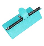 Bookstyle Wallet Cases Hoesje voor Samsung Galaxy S21 Plus Groen