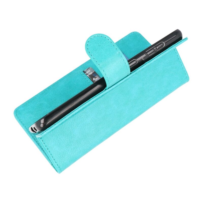 Bookstyle Wallet Cases Hoesje voor Samsung Galaxy S21 Plus Groen