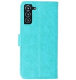 Bookstyle Wallet Cases Hoesje voor Samsung Galaxy S21 Plus Groen