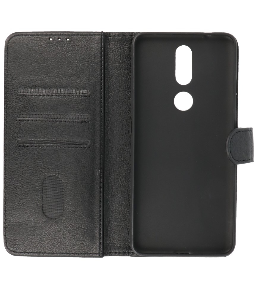 Bookstyle Wallet Cases Hoesje voor Nokia 2.4 Zwart