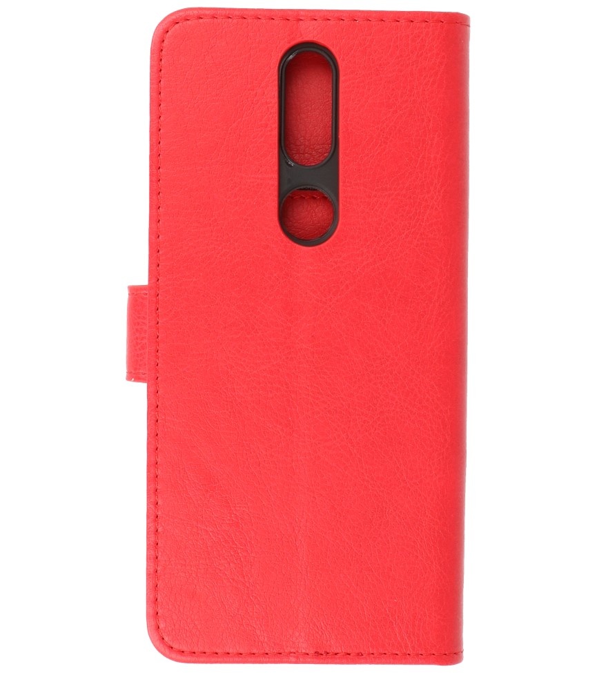 Bookstyle Wallet Cases Hoesje voor Nokia 2.4 Rood