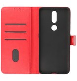 Bookstyle Wallet Cases Hoesje voor Nokia 2.4 Rood