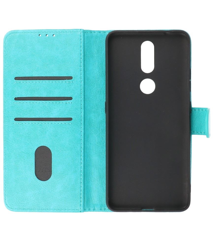 Bookstyle Wallet Cases Hoesje voor Nokia 2.4 Groen