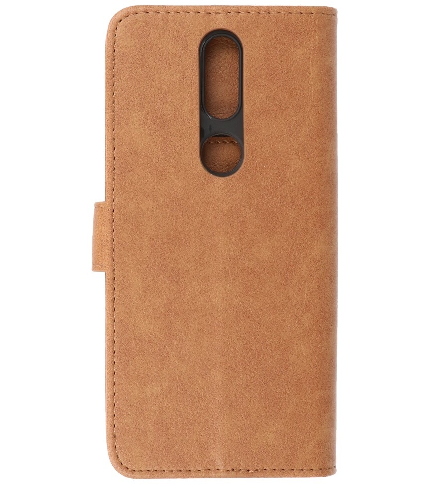 Bookstyle Wallet Cases Hoesje voor Nokia 2.4 Bruin