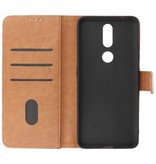 Bookstyle Wallet Cases Hoesje voor Nokia 2.4 Bruin