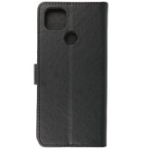 Bookstyle Wallet Cases Hoesje voor Motorola Moto G9 Power 2020 Zwart