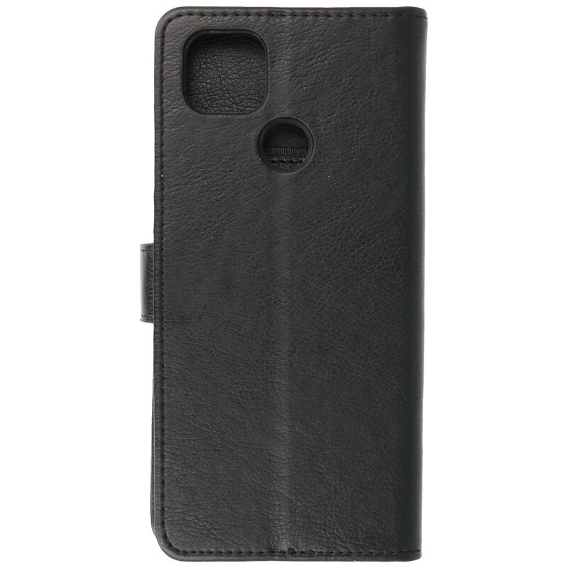 Bookstyle Wallet Cases Hoesje voor Motorola Moto G9 Power 2020 Zwart