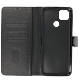 Bookstyle Wallet Cases Hoesje voor Motorola Moto G9 Power 2020 Zwart