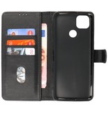 Bookstyle Wallet Cases Hoesje voor Moto G9 Power 2020 Zwart