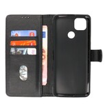 Bookstyle Wallet Cases Hoesje voor Motorola Moto G9 Power 2020 Zwart