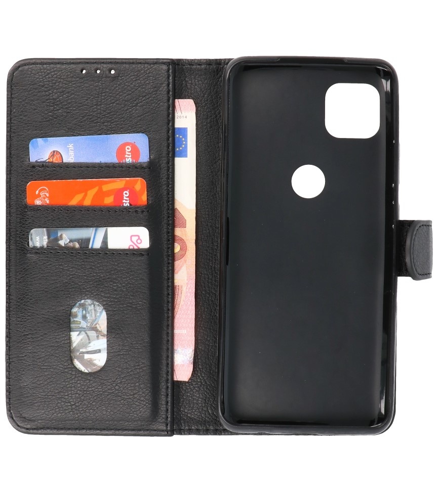 Bookstyle Wallet Cases Hoesje voor Moto G 5G Zwart