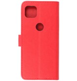 Bookstyle Wallet Cases Hoesje voor Motorola Moto G 5G Rood