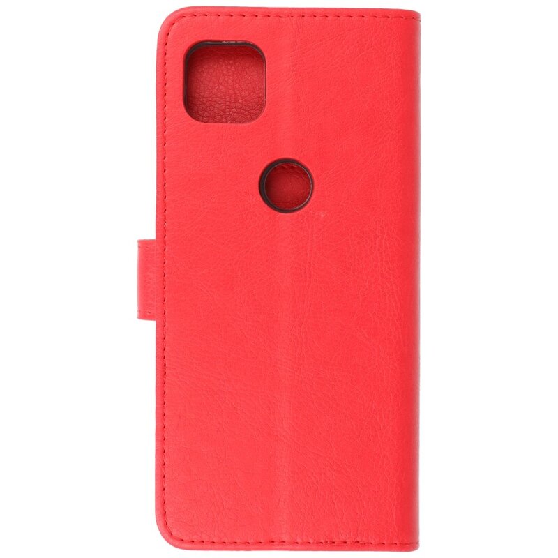 Bookstyle Wallet Cases Hoesje voor Motorola Moto G 5G Rood