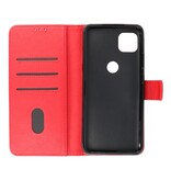 Bookstyle Wallet Cases Hoesje voor Motorola Moto G 5G Rood