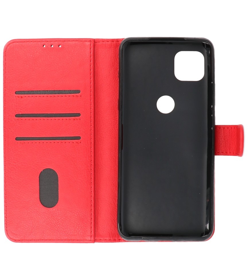 Bookstyle Wallet Cases Hoesje voor Motorola Moto G 5G Rood