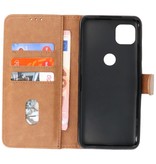 Bookstyle Wallet Cases Hoesje voor Moto G 5G Bruin