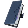 Estuche de lujo tipo billetera para Samsung Galaxy S21 Navy