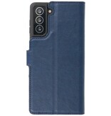 Luxus Brieftasche Fall für Samsung Galaxy S21 Navy