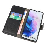 Luksus pungetui til Samsung Galaxy S21 sort