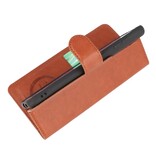 Custodia a portafoglio di lusso per Samsung Galaxy S21 marrone