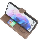 Luxury Wallet Case for Samsung Galaxy S21 Gray