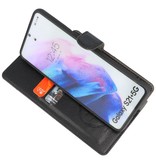 Luxury Wallet Case for Samsung Galaxy S21 Plus Black