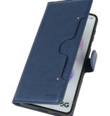 Luxury Wallet Case for Samsung Galaxy S21 Plus Navy