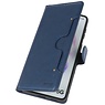 Estuche de lujo tipo billetera para Samsung Galaxy S21 Plus Navy