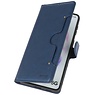 Luxe Portemonnee Hoesje voor Samsung Galaxy S21 Plus Navy