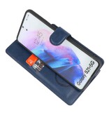 Luksus pungetui til Samsung Galaxy S21 Plus Navy