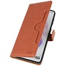 Etui Portefeuille de Luxe pour Samsung Galaxy S21 Plus Marron