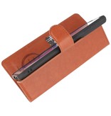 Luxury Wallet Case for Samsung Galaxy S21 Plus Brown