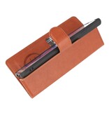 Luxury Wallet Case for Samsung Galaxy S21 Plus Brown