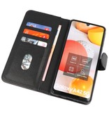 Bookstyle Wallet Cases Hülle für Samsung Galaxy A42 5G Schwarz