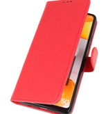 Bookstyle Wallet Cases Hoesje voor Samsung A42 5G Rood