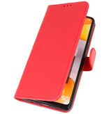 Bookstyle Wallet Cases Hoesje voor Samsung Galaxy A42 5G Rood