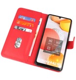 Bookstyle Wallet Cases Hoesje voor Samsung A42 5G Rood