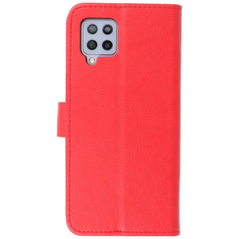 Bookstyle Wallet Cases Hoesje voor Samsung A42 5G Rood